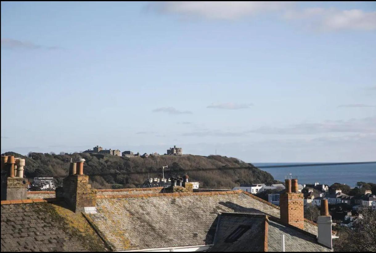 Falmouth Townhouse With Panoramic Sea View Terrace Exterior photo